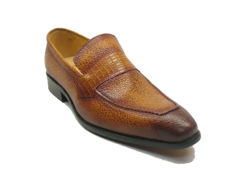 High Impact Caviar Calfskin Penny Loafer