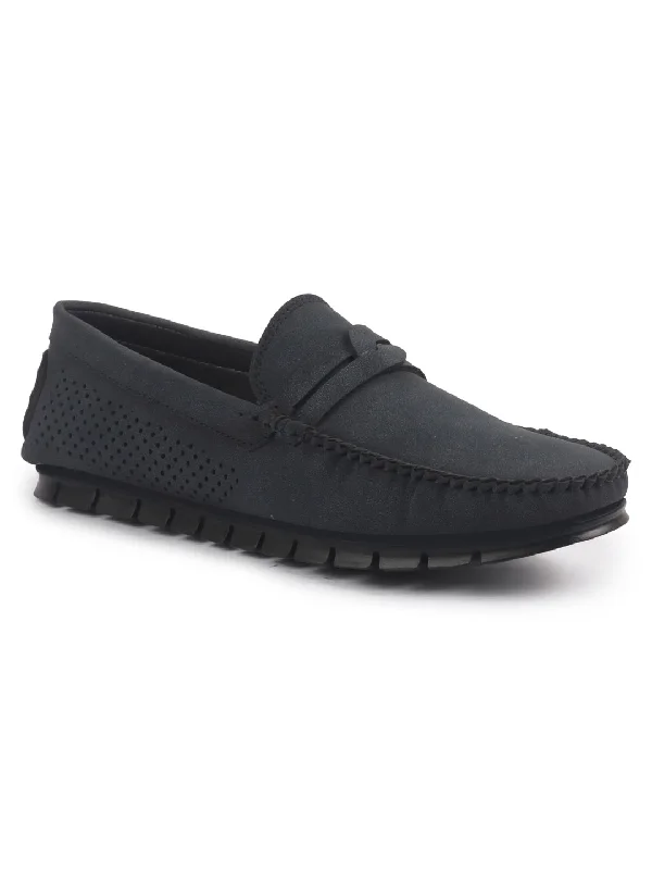 Romantic Detailing Men Suede Caual Slip-On Shoe Driving Loafers Anti Skid Sole Breathable with Memory Cushioned Insole