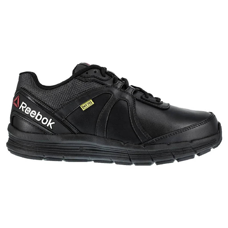 Luxe Elements Guide Steel-Toe Metguard Athletic Work Shoe Black