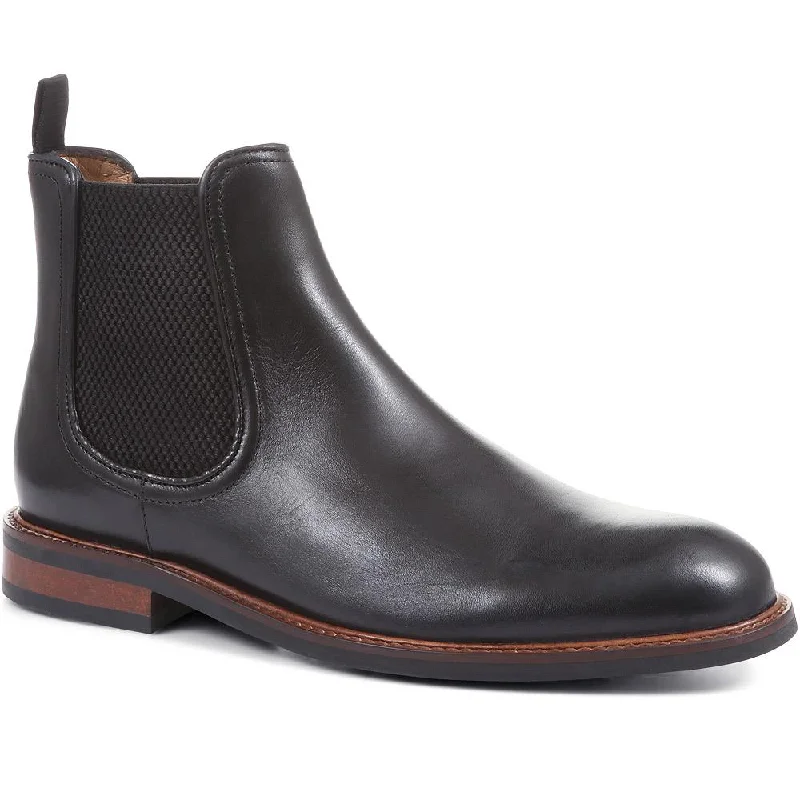 Elevated Design Eastbourne Leather Chelsea Boots - EASTBOURNE / 322 611