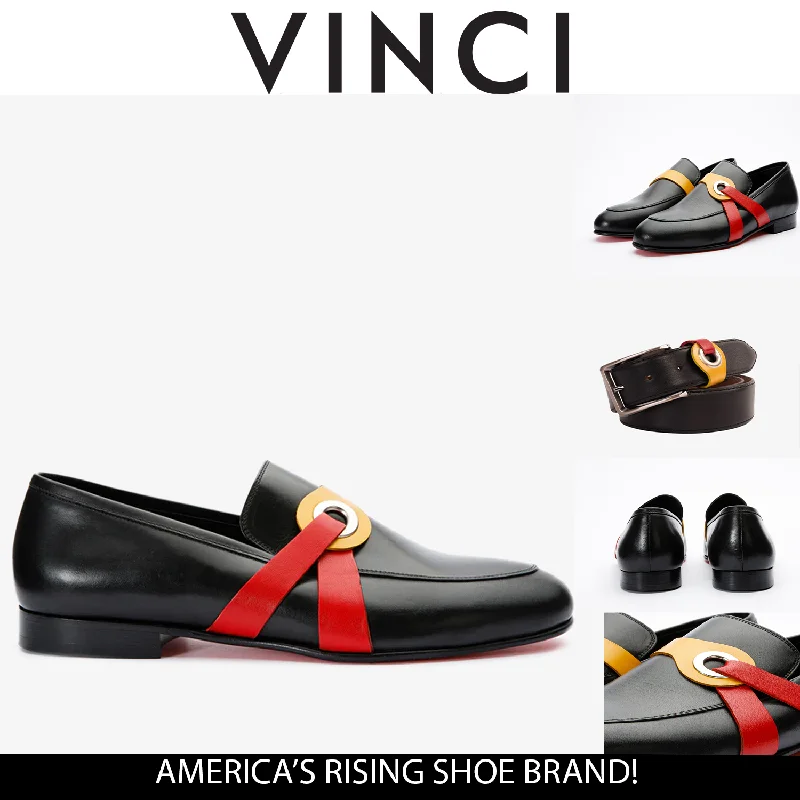 Subtle Glamour The Jackie Black Bit Dress Loafer Limited Edition Men Shoe