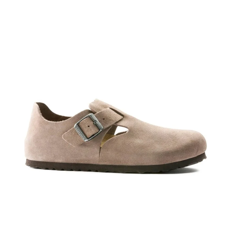 Bold Flair Birkenstock London - Taupe Suede
