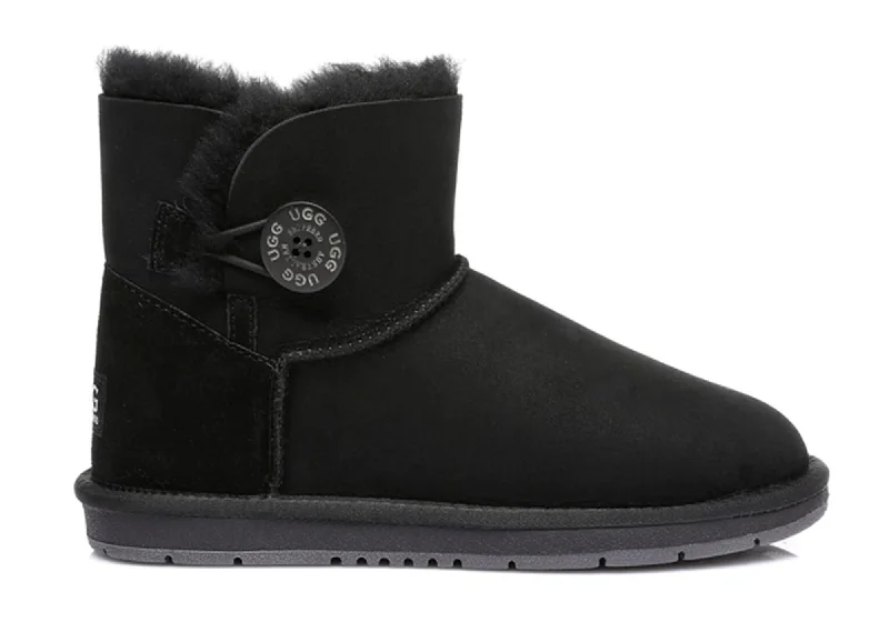 Retro Vibes UGG Australian Shepherd Unisex Mini Button Ugg Boots
