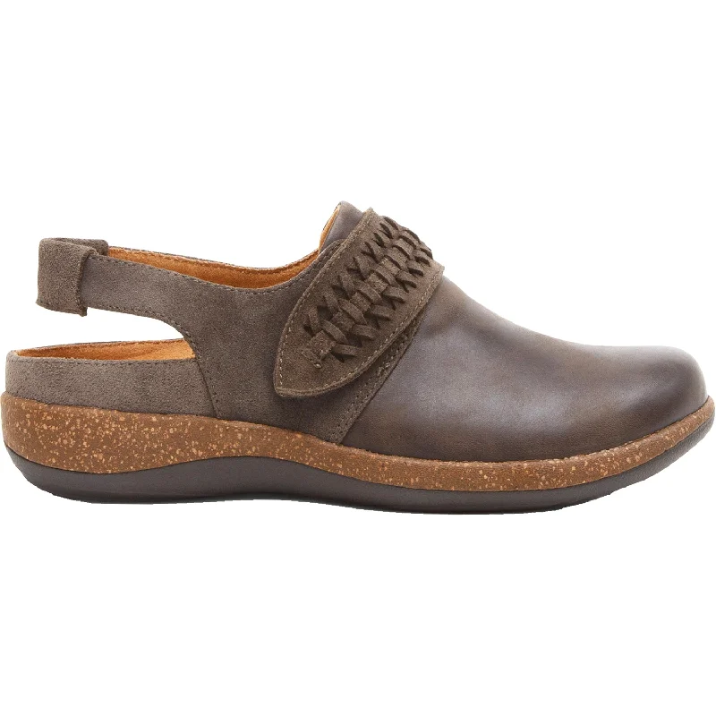 Ultra Sleek Women's Aetrex Leni Iron Leather/Nubuck