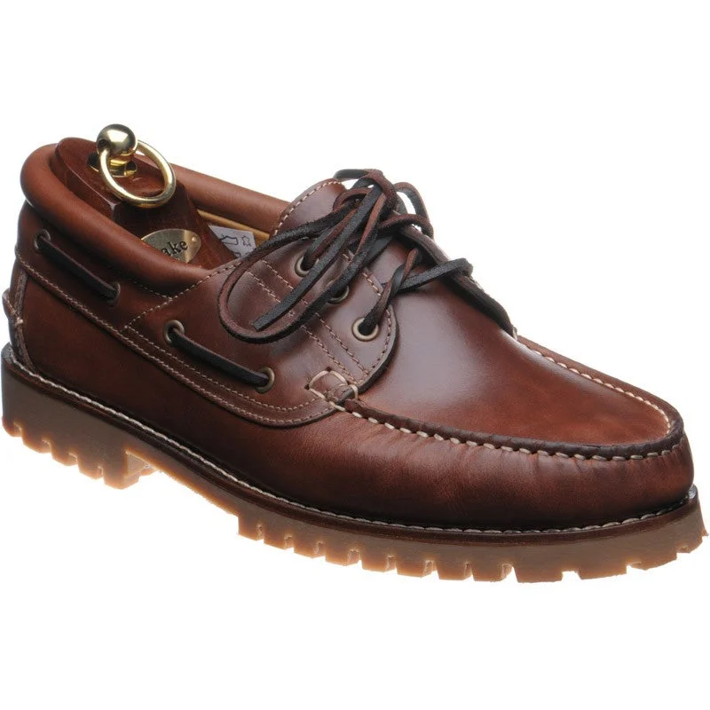 Everyday Chic LOAKE 522 Heavy Deck-Shoes - Waxy Brown