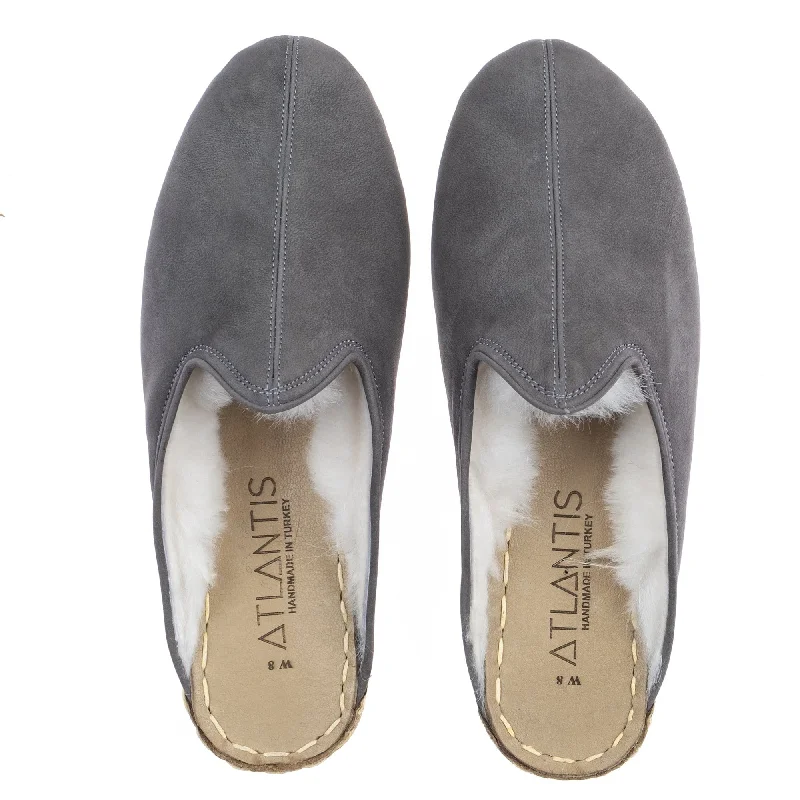 Soft Elegance Men's Gray Shearlings