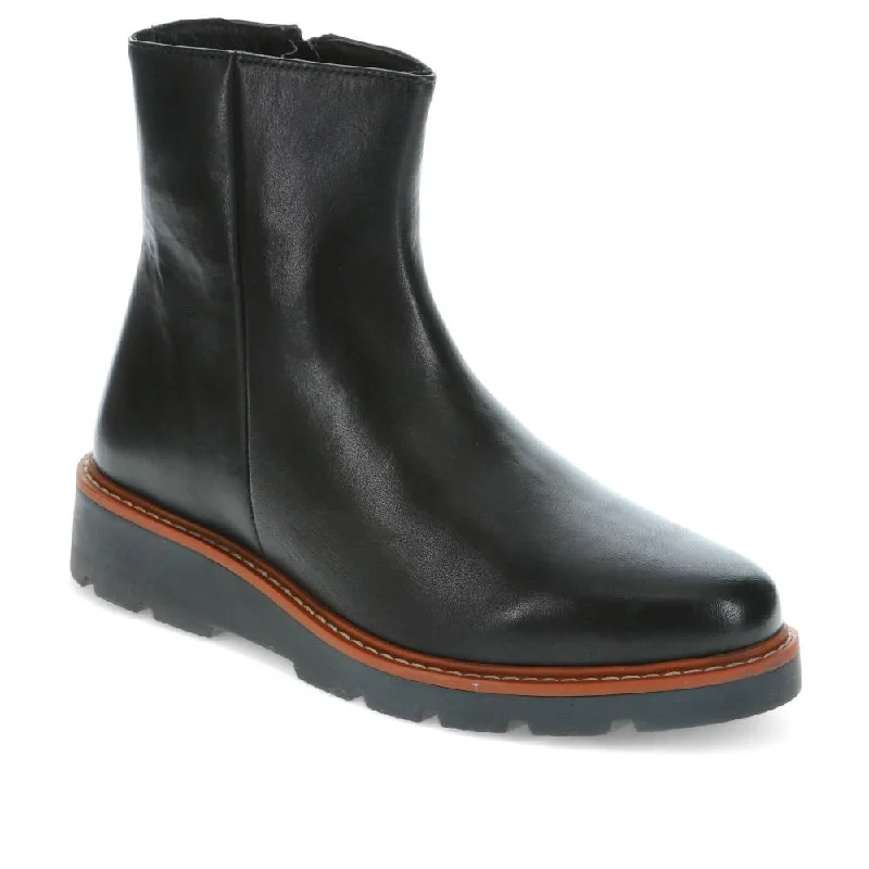 Fashion Focused Natasha Leather Ankle Boots - NATASHA / 326 022