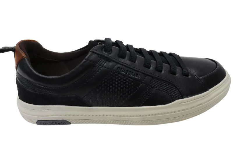 Modern Elegance Democrata Winton Mens Comfortable Leather Casual Shoes Made In Brazil