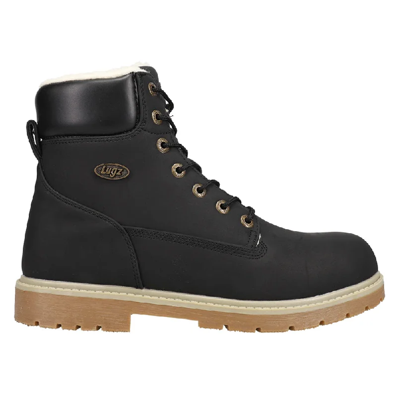 Casual Comfort Brace Hi Fleece Lace Up Boots