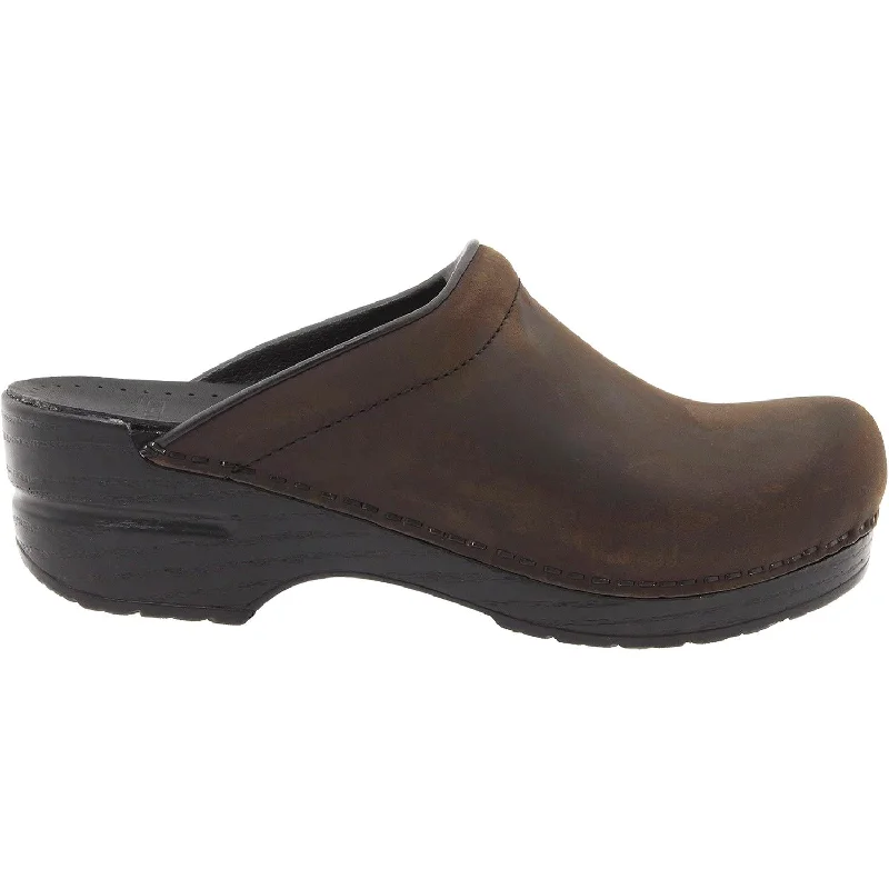 Striking Patterns Women's Dansko Sonja Antique Brown Oiled Leather