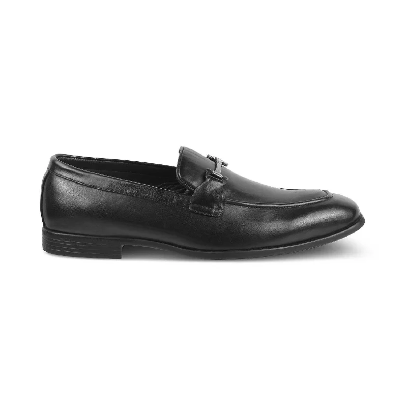 Luxe Craftsmanship The Yobaa Black Men's Leather Loafers Tresmode