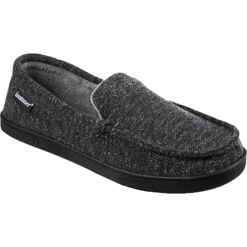 Sleek Finish Isotoner Mens Cooling Slip On Loafer Slippers