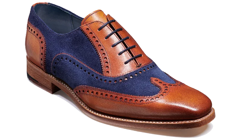 Glamorous Details Spencer - Antique Rosewood / Navy Suede