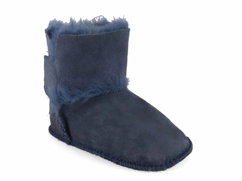 Elegant Patterns WARMBAT Baby Boots 'Hay, dk navy