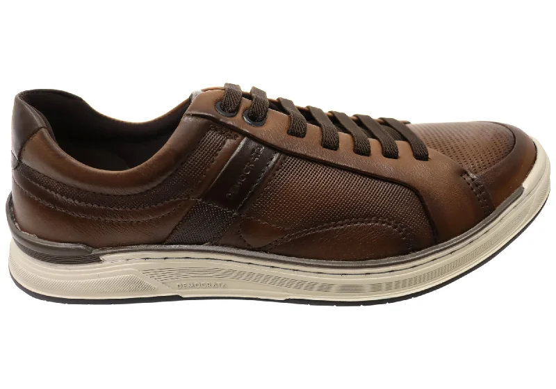Rich Aesthetic Democrata Wolfe Mens Comfortable Leather Casual Shoes Made In Brazil
