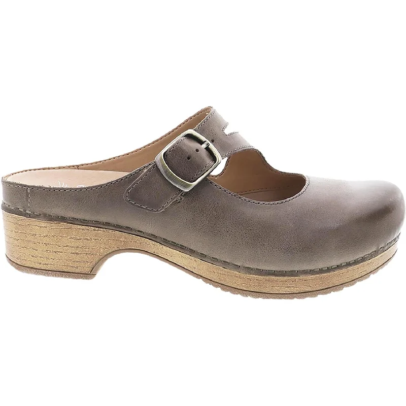 Exotic Prints Women's Dansko Britney Stone Waxy Burnished Leather