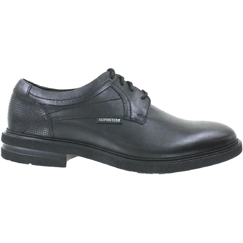 Fashion Forward Men's Mephisto Olivio Black Leather