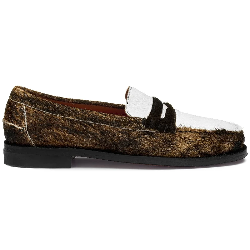 Edgy Sophistication Dan Raw - Dark Brown & White & Black