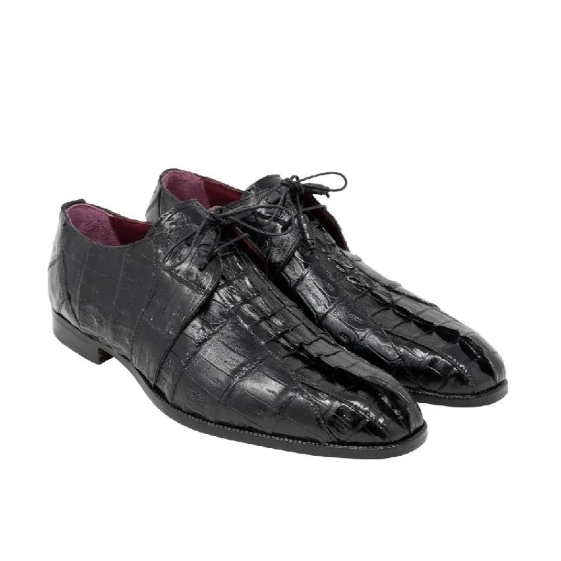 Romantic Detailing Mauri 3044 Jurassic Men's Designer Shoes Black Exotic Horn-Back Crocodile Oxfords (MA5114) Romantic Detailing Mauri 3044 Jurassic Men's Designer Shoes Black Exotic Horn-Back Crocodile Oxfords (MA5114)