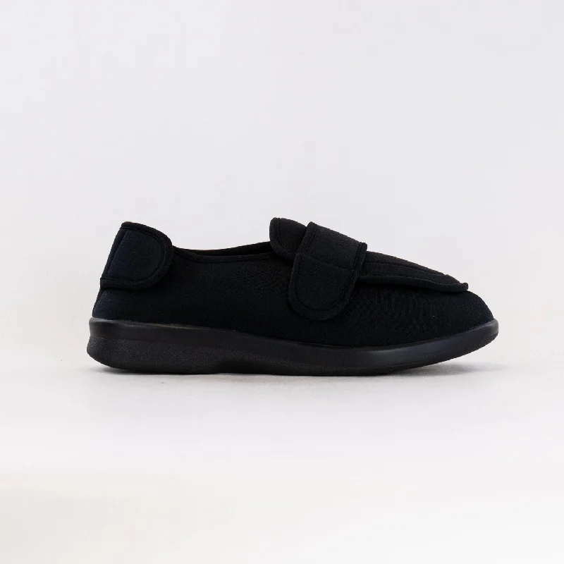 Fashion Forward Propet Cronus (Men's) - Black Stretch