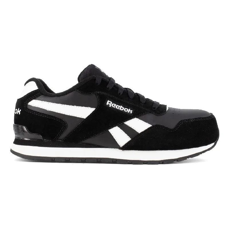 Graceful Poise Harman Composite-Toe Athletic Work Shoe Black/White