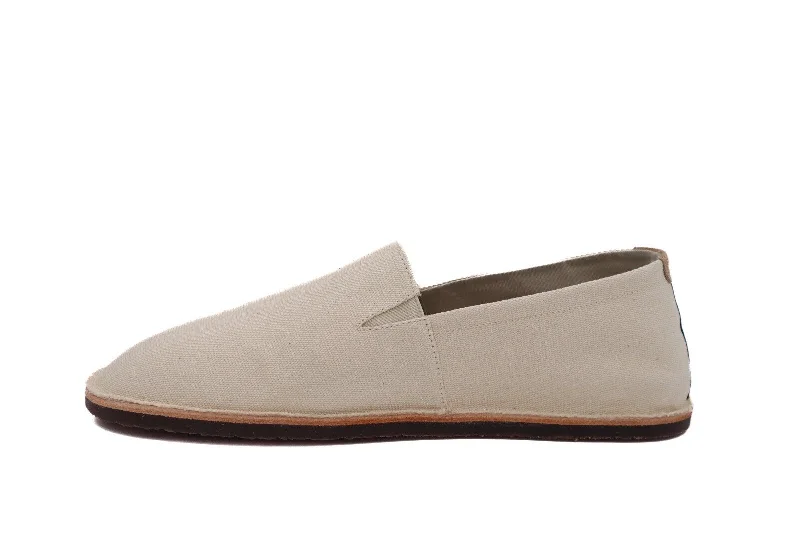 Striking Patterns Brunello Cucinelli New Mens Beige Canvas Espadrilles