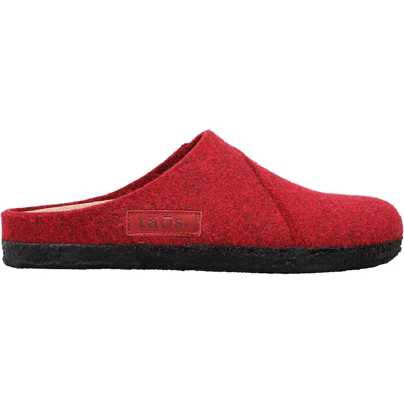 Fashionable Silhouette Women's Taos Wooled Class Red Wool