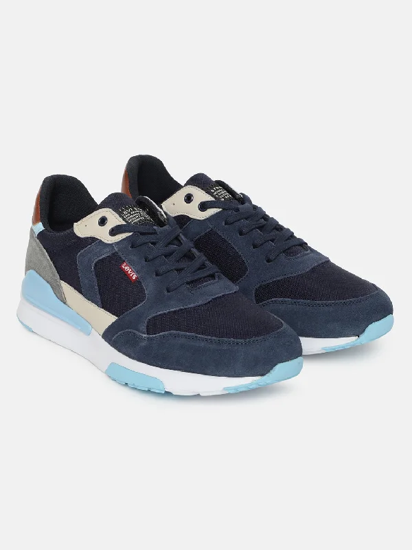 Artful Design Men's Navy Colorblock Shoes