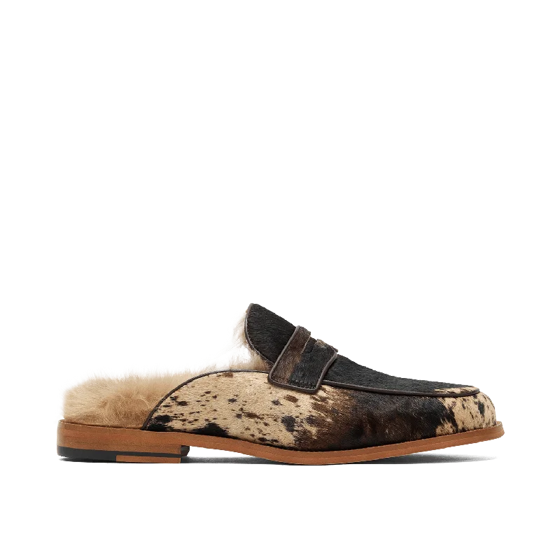 Chic Statement Del Mar Dark Horse Loafer Mules