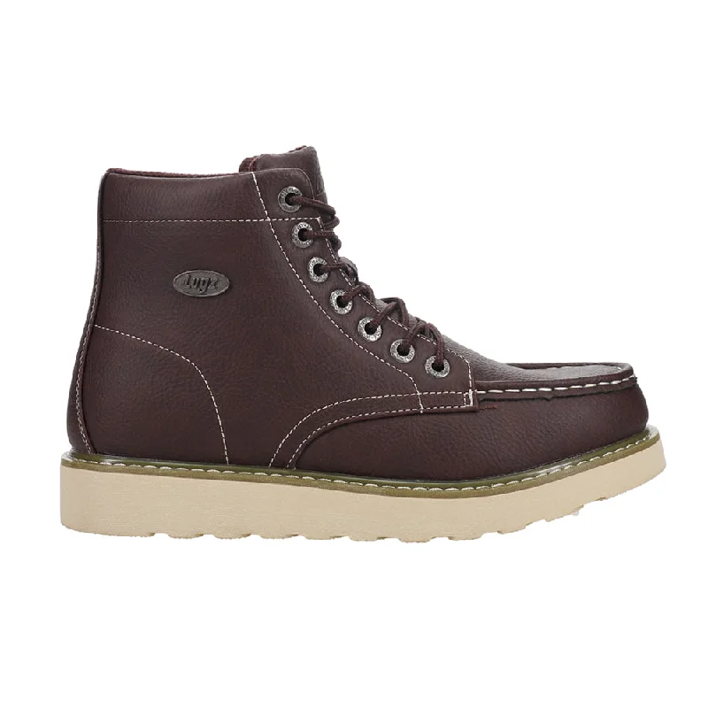 Rich Texture Cypress Lace Up Boots