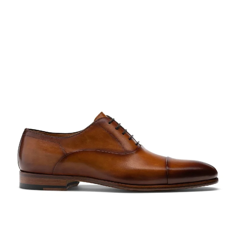 Regal Style Magnanni 23192 Segovia Men's Shoes Brooklyn Curri Calf-Skin Leather Cap-Toe Oxfords (MAGS1033)