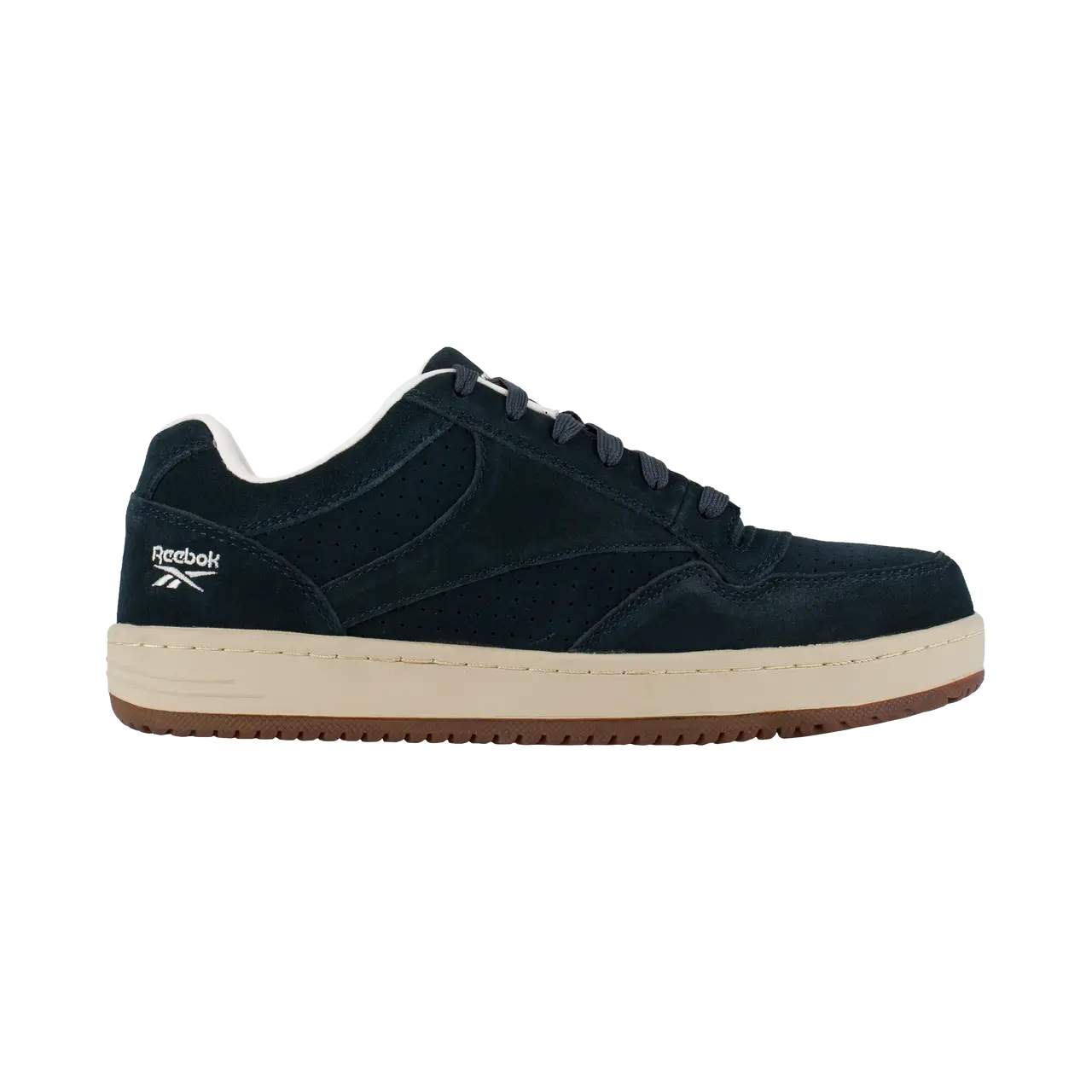 Distinctive Patterns Soyay Steel-Toe Athletic Work Shoe Navy