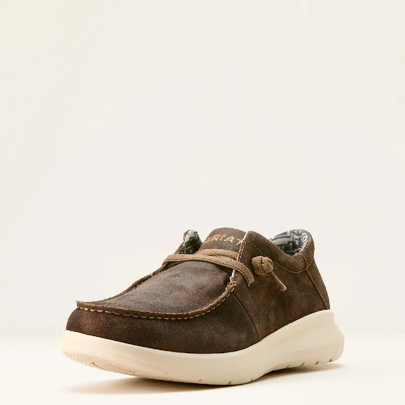 Romantic Detailing Ariat Men's Hilo Casual Shoe in Western Brown