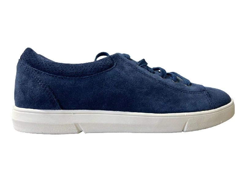Casual Comfort Clarks Collection Men's Landry Vibe Navy Combo Suede