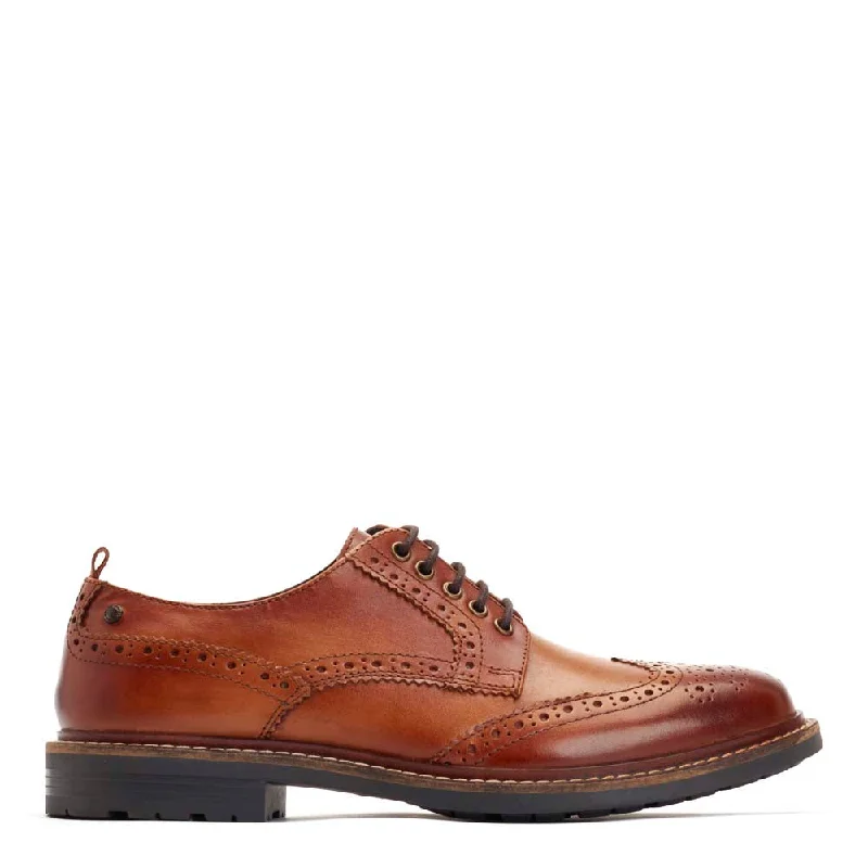 Graceful Poise Jagger Burnished Brogue Shoes