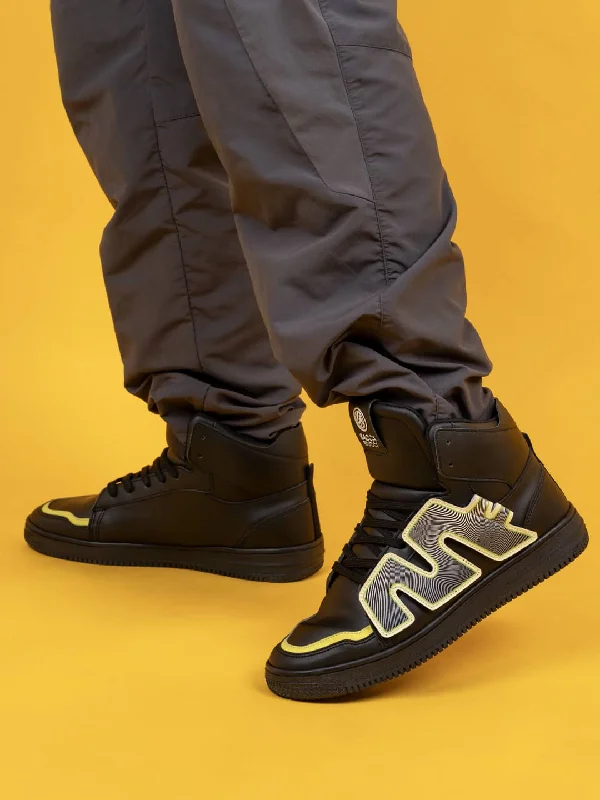 Seasonal Trend Bacca Bucci High-Top PATCH-PLAY Men's Sneakers
