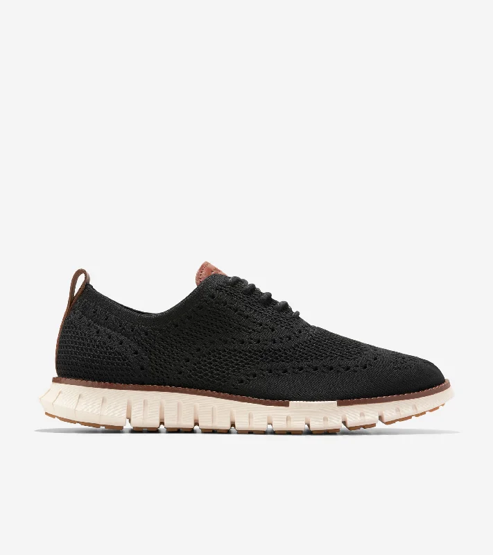 Unique Texture Men's ZERØGRAND Remastered Stitchlite™ Wingtip Oxford