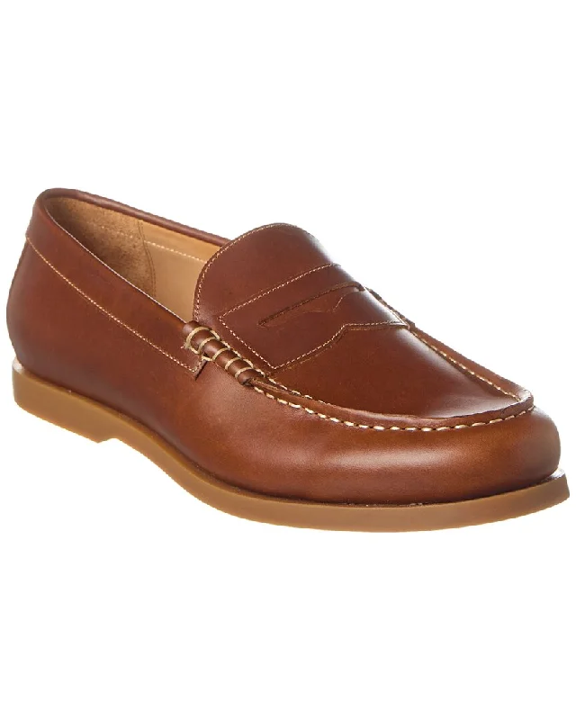 Luxe Styling Brass Mark Century Leather Loafer