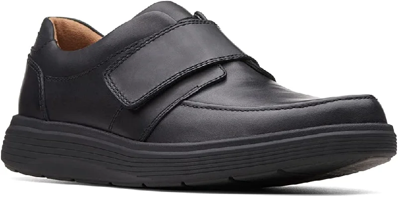 Couture Look Clarks Un Abode Strap, Black Wide