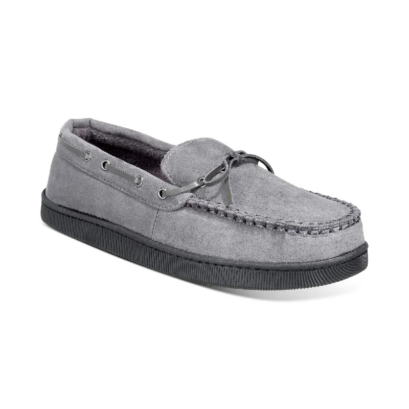 Graceful Poise Club Room Mens Cushioned Footbed Comfy Moccasin Slippers