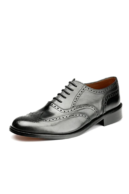 Fashion Icon Thistle Brogue Black
