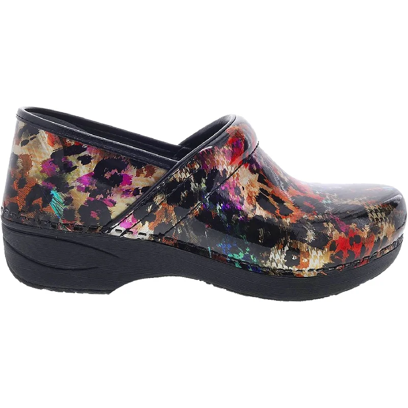 Street Style Women's Dansko XP 2.0 Multi Leopard Patent Leather