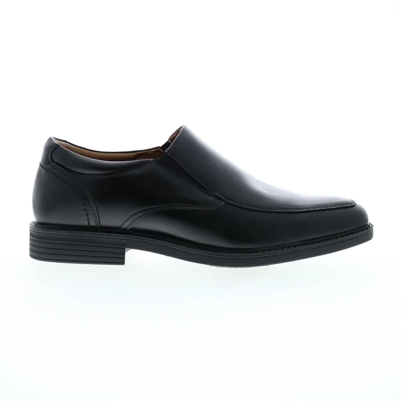 Subdued Elegance Dockers Stafford 90-44014 Mens Black Wide Loafers & Slip Ons Casual Shoes