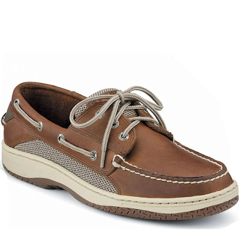 Glam Statement Sperry Billfish 3-Eye Boat Shoe Dark Tan