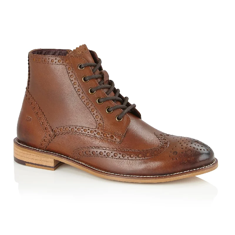 Premium Finish Gatsby Boot Chestnut