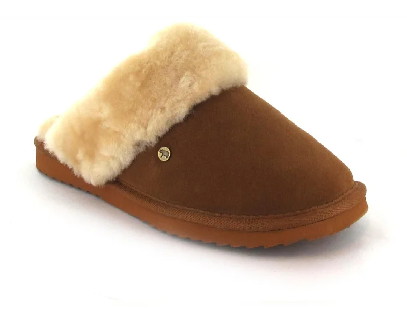 Fashion Forward WARMBAT Slipper | Flurry, Cognac