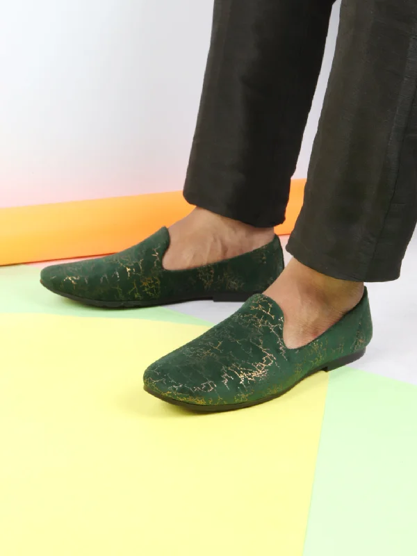 Dynamic Patterns Men Olive Velvet Printed Design Ethnic Wedding Party Prom Slip On Loafer Shoes Dynamic Patterns Men Olive Velvet Printed Design Ethnic Wedding Party Prom Slip On Loafer Shoes