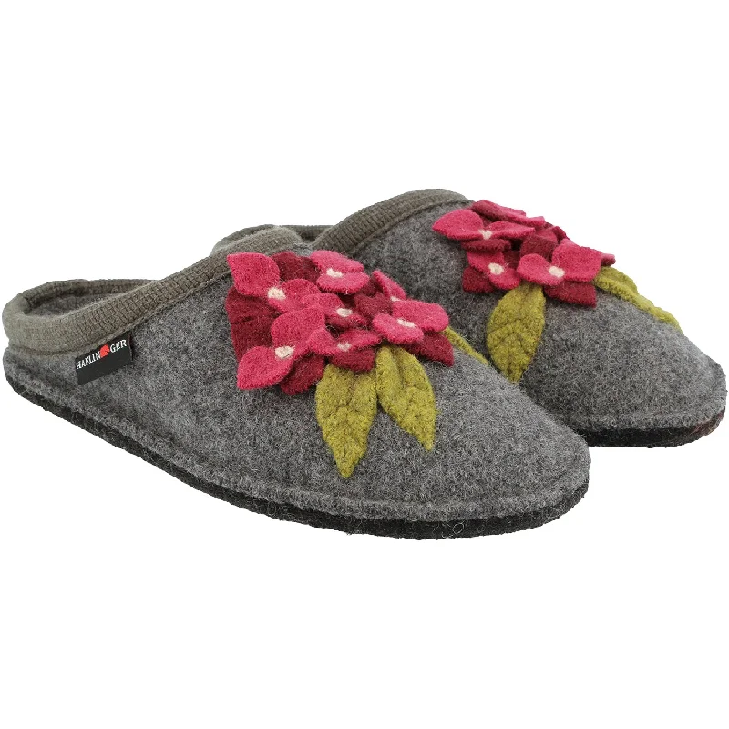 Statement Piece Women's Haflinger Hortensia Grey Wool