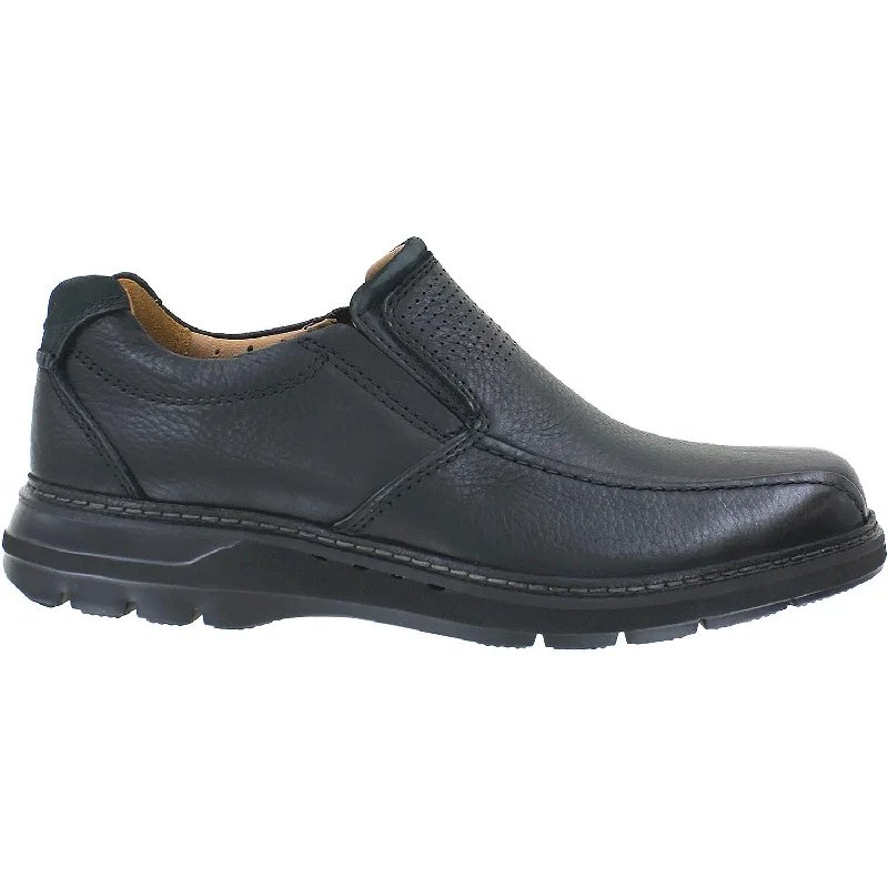 Signature Look Men's Clarks Un Ramble Step Black Leather