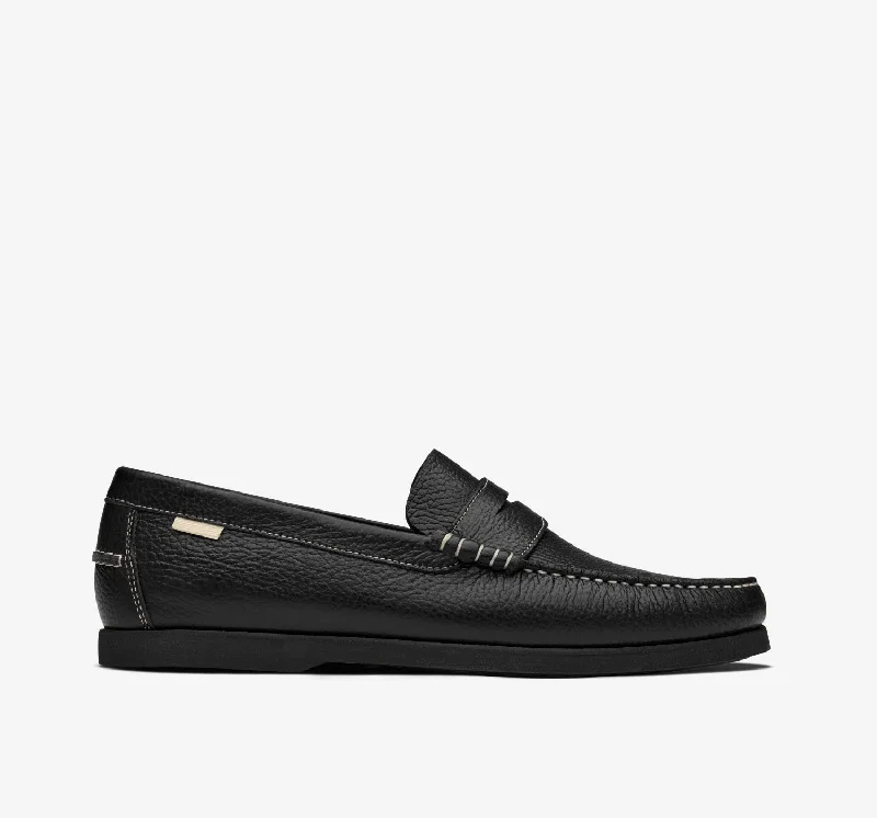 Statement Piece Penny Loafer | Black